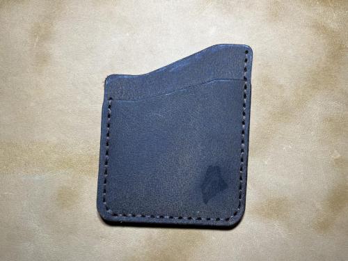 slim curve leather wallet